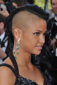 The 5 claw clip looks: Cassie Ventura Wavy Black Side Part Undercut Hairstyle Steal Her Style