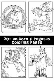Some pages have enjoyable trivia questions too! Unicorn Pegasus Coloring Pages Woo Jr Kids Activities Children S Publishing