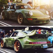Green Rwb W Very Different Gold Wheels Autos