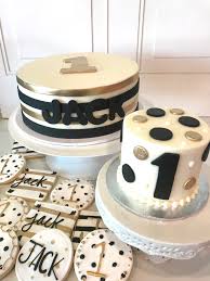 Black And White Bow Tie Cake Black White And Gold First Birthday Cakes And Cookies First Birthday Cakes Black And Gold Birthday Cake White Birthday Cakes