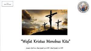Yesus rela mati untuk kita. Ibadat Jumat Agung Jumat 2 April 2021 Pk 13 30 Wib Youtube