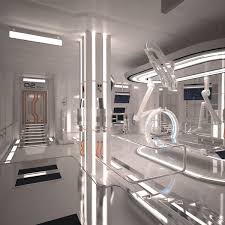 3d Model Https Www Turbosquid Com 3d Models 3d Futuristic Sci Fi Laboratory 1005910 Referral Cer Laboratory Design Futuristic Interior Futuristic Technology