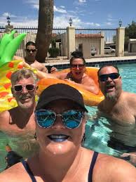 Pop Century Resort pool time and fireworks viewing at California Grill