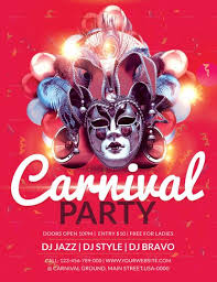 carnival party flyer template carnival design party flyer flyer design templates