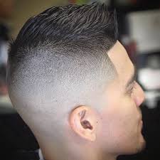 It begins high up on the head and the hair tapers faster towards the neck. Pin By Men S Hairstyle Trends On Hairs In 2021 High Fade Haircut Fade Haircut Faded Hair
