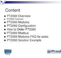 PPT - PT2060 Monitor PowerPoint Presentation, free download ...