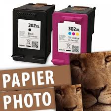 Subito a casa e in tutta sicurezza con ebay! Pack Essentiel Hp 302 Xl 2 Cartouches Papier Photo En Stock 123consommables