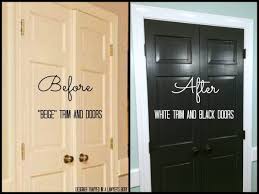It'll make the job easier. Black Doors And White Trim Easy Project Big Impact Designer Trapped