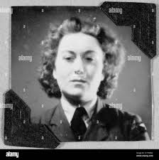 Portraits of Waaf Servicewomen Based at RAF Watnall, Headquarters of No. 12  Group Royal Air Force Fighter Command during the Second World War Mary  Pettit Stock Photo