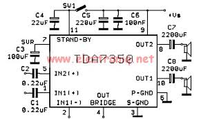 The tda2003 is a low cost audio chip amplifier that can put out some really nice sounds. Tda7350 Power Amplifier Circuit Design Stereo And Bridge
