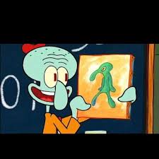 Squidward Painting On Canvas Squidward Painting Spongebob Painting Mini Canvas Art