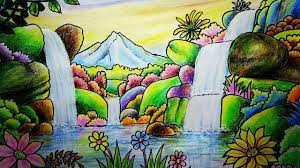 Www.gambar.pro 24 lukisan pemandangan air terjun sederhana 08 10 2021 15 gambar sketsa pemandangan air terjun paling indah 27 11 2021 lukisan pemandangan air terjun ini adalah lukisan air terjun paling besar yang terletak di kawasan dua negara bagian new york amerika serikat. Gambar Pemandangan Air Terjun Lukisan Pemandangan Gambar