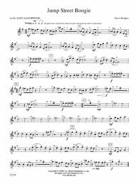 Jump Street Boogie E Flat Alto Saxophone By Steve Hodges Digital Sheet Music For Part Download Print Ax 00 Pc 0000508 Ax1 Sheet Music Plus