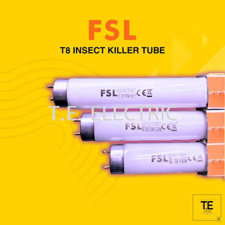 10W 15W 18W BLACK LIGHT | T8 INSECT KILLER TUBE | BL | FSL Foshan Lighting LIGHTING, FANS & VENTILATION OUTDOOR LIGHTING & PORTABLE LIGHTS Johor Bahru (JB), Malaysia Supplier, Dealer, Provider |