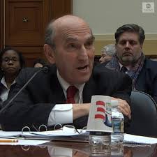 Special Envoy for Venezuela Elliott Abrams and Rep. Ilhan Omar clash in  testy exchange at House Foreign Affairs hearing., "Whether...a genocide  will take place and you will look the other way because ...