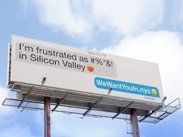 New York The Pious Alternative To Evil Silicon Valley Silicon Valley Valley Billboard
