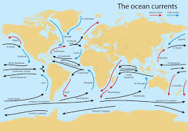 Ocean Current Worldmap Vector Ocean Current Ocean Currents Map Types Of Ocean