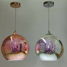 Choose ceiling lights from all your favourite brands, now available at solihull lighting with free delivery on orders over £49. 3d Colored Oberon Holographic Glass Globe Ceiling Pendant Light Copper Chrome Ebay
