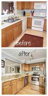If you see any ridges or drips in the first coat after it is dry, go over them with the sanding block to smooth. 28 Diy Ideas To Spruce Up Your Home On A Budget Inside And Out Outstanding Products Brown Cabinets Brown Kitchen Cabinets Brown Kitchens