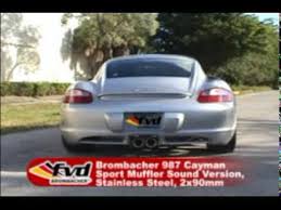 Shop fvd brombacher parts and accessories for your porsche at flat 6 motorsports! Fvd Brombacher 987 Cayman Sport Muffler Sound Version Stainless Steel 2x90mm Tips Youtube