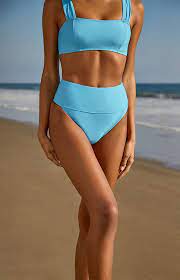 Salero Swim Blue Wide Band Bikini Bottom At Pacsun Com Bikinis Full Coverage Bikini Bottoms Full Coverage Bikini