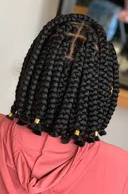 23 Short Box Braid Hairstyles Perfect For Warm Weather Stayglam Short box braids can easily be styled to look just like a classic and classy bob or you can even have your natural hair braided into an easy to wear pixie cut. 23 short box braid hairstyles perfect
