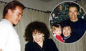 Here the german chancellor angela merkel lives. Arnold Schwarzenegger And Love Child Maid Mildred Baena Boogie On Down Daily Mail Online