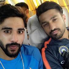 Explore all information & updates about mohammed siraj online at mynation.com. Crictracker India Mohammed Siraj Clicks A Selfie With Karun Nair Photo Source Instagram Facebook