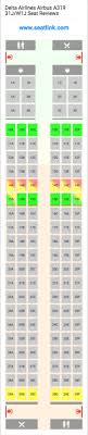 delta airlines airbus a319 31j w1j seating chart updated