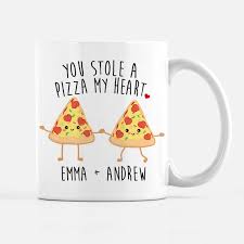 You Stole a Pizza My Heart Mug, Personalized With Couple's Names, Couples  Mug, Valentine's Day Mug, Engagement, Wedding