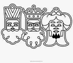 Reyes Magos Para Colorear Png