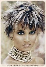 Black And White Hair Color Short Hair Black And White Hair Color Black And White Hairstyles Color Gallery Short Hair With Bangs Black White Hair Hair Styles