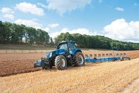 New Holland T8 390 With A Lemken Plough Tractor Kijken Buiten