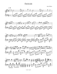 Print And Download In Pdf Or Midi Darkside Alan Walker Free Sheet Music For Piano Made By Alan Walker Official Alan Walker Free Sheet Music Sheet Music
