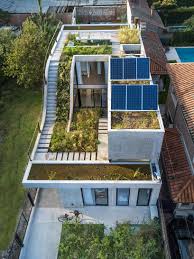 Collection by patrycja • last updated 7 days ago. Bam Tops Sustainable Dwelling In Argentina With Verdant Roof Profile Green Architecture Green Roof Design Green Roof House