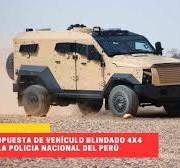 La propuesta de vehículo blindado 4x4 para la Policía Nacional del Perú  #peru