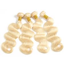 The bleach blonde is to die for, but this hair easily be colored to the trendsetting colors everyone's wearing. 10a Virgin 613 Blonde Brazilian Body Wave 4 Bundles Human Hair Weave Abyhair