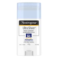 Sunscreen sticks are as effective as regular sunscreen products such as lotions, gels, sprays, and mineral powders. Buy Ultra Sheer Face Body Sunscreen Stick Spf 50 42 G By Neutrogena Online Priceline