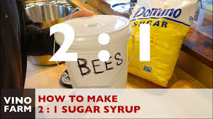 How To Mix 2 1 Sugar Syrup For Feeding Bees
