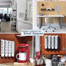 The bigger the allotted space the better it is as there will be more space. Storage For Kuerig Coffee Makers K Cup Holder Side Mount Coffee Pod Dispenser Kitchen Dining Home Njordrecycle Com
