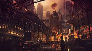 Wallpaper engine wallpaper gallery create your own animated live wallpapers and immediately share them with featuring cyberpunk 2077 video game hd 4k wallpapers. Night Artwork Futuristic City Science Fiction Concept Art Cityscape Futuristic Street The Boulevard Retro Science Fic Futuristic City Concept Art City Art