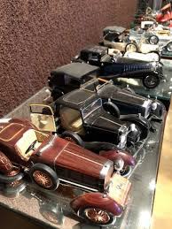 Large Collection Of Franklin Mint Precision Models Collector S Cars Many With Tags Also Includes A Metal Biplane And Collector Cars Biplane Military Vehicles