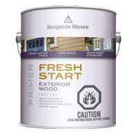 Benjamin moore fresh start fast drying alkyd primer brushes easily and has excellent adhesion. Fresh Start Premium Exterior Primers