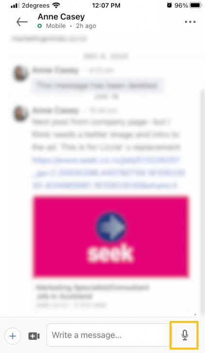 Training on LinkedIn: 6 Handy Direct Messaging Features - Objective