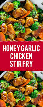 Honey Garlic Chicken Stir Fry Chicken Recipes Garlic Chicken Stir Fry Honey Garlic Chicken Chicken Stir Fry