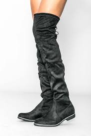  cuissardes élia daim noir. Cuissardes En Suedine Noires Cinelle Mode Femme Tendance