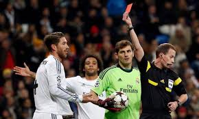 I think he pepe should. Sergio Ramos And His 26 Real Madrid Red Cards A Retrospective Real Madrid The Guardian