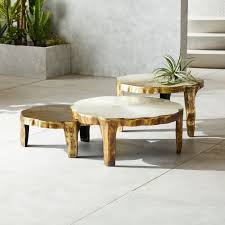 Lilly 3 Piece Nesting Table Set Reviews Cb2 Nesting Tables Outdoor Wood Dining Table Coffee Table Wood