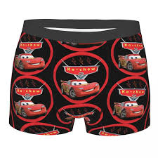 Lightning McQueen-bóxer de poliéster para hombre, ropa interior, pantalones  cortos, divertidos, S-XXL - AliExpress