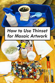 How To Use Thinset For Mosaic Artwork Mosaic Art Supply Mosaic Art Supplies Mosaic Artwork Mosaic Tile Art
